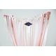 Crystal Vase Plantica, Pink 32 cm, Aurum Crystal