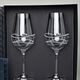 Venezia - Set of 2 Red Wine Glasses 470 ml, Swarovski Crystals