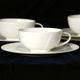 Tea cup and saucer, Achat Diamant UNI, Tettau Porcelain