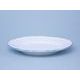 Plate dessert 19 cm, White with blue line, Cesky porcelan a.s.