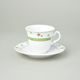 Šálek 130 ml a podšálek 135 mm, Thun 1794, karlovarský porcelán, MENUET 80289