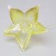 Flower with stem 38 cm - yellow, 1 pcs., Pačinek GLASS