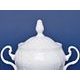 Lid for 300 ml sugar, Thun 1794 Carlsbad porcelain, BERNADOTTE white