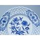 Plate embossed 24 cm, Original Blue Onion Pattern