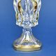 Vase footed Rhapsody 40,5 cm, gold decor, RoyalCrystal