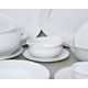 Dining set for 6 persons, Thun 1794 Carlsbad porcelain, Natalie white