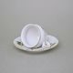 Espresso cup and saucer 75 ml / 12 cm, Thun 1794 Carlsbad porcelain, BERNADOTTE hunting
