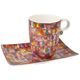 Mug with saucer We are the Birds 400ml, fine bone china, J. Rizzi, Goebel