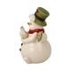 Snowman figurine Favorite Place 8 / 7 / 12.5 cm, stoneware, Goebel