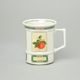 Fruits on ivory: Mug square 210 ml, Leander 1907