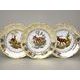 Plate deep 6 pcs., hunting - beige, Carlsbad porcelain