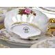 Dining set for 6 pers., Cecily + gold, Frederyka Carlsbad