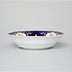 440: Bowl 16 cm, Sonata, cobalt blue + rose, Leander 1907