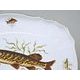 Tray 40 cm, Thun 1794 Carlsbad porcelain, BERNADOTTE fishing