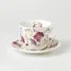 Sweet pea: Cup 420 ml plus saucer breakfast, Roy Kirkham fine bone china