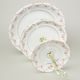 Cake stand 3 pcs., decor 158 small roses on white, Leander 1907