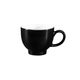Cup mocca 0,09 l, Lido Solid Black, Seltmann porcelain