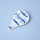 Magnet Balloon 5 x 4 cm, Original Blue Onion Pattern