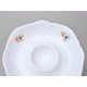 Egg cup (plate) 12,5 cm, Thun 1794 Carlsbad Porcelain, BERNADOTTE hazenka