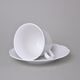 Cup 180 ml and saucer 155 mm, Thun 1794 Carlsbad porcelain, Natalie white