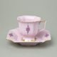 Cup 130 ml and saucer 14 cm, Empir 5 roses, Rose China Chodov