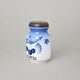 Spice box 0,2 l, Thun 1794 Carlsbad porcelain, BLUE CHERRY