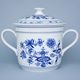 Mug "Český" with 2 handles 3 l and lid, Original Blue Onion Pattern