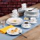 Breakfast set 18 pcs., Sonate 34032 flowers, Seltmann porcelain