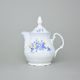 Pot small 0,35 l, Thun 1794 Carlsbad porcelain, BERNADOTTE Forget-me-not-flower
