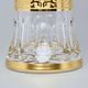 Crystal Vase Romantic "X", h: 255 mm, Gold, Ales Zverina - AZ Design