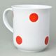 Hrnek Golem 1,5 l, červené puntíky, Český porcelán a.s.