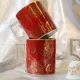 Mug shape Berlin "The Original" 250 ml red-gold, Meissen porcelain