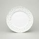 Dessert / breakfast plate 21 cm, Thun 1794, karlovarský porcelán, Natálie green flowers