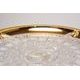 Sonne Crystal: Cabaret Bowl on stand 31 x 14 cm, Golden decoration