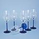 Celebration - Set of 6 Cut Wine Glasses 360 ml, Onion Pattern