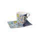 Cup and saucer James Rizzi - Give Peace a Chance, 400 ml / 19,5 cm, Fine Bone China, Goebel