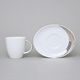 26805: Cup 140 ml plus saucer 140 mm, Thun Carlsbad porcelain, Loos