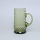 Beer mug - Káro (Green), 500 ml, Floriánova huť