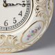 Nástěnné hodiny Baroko 24 x 24 x 4 cm, bílá + tisk + zlato, Hodiny
