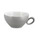 Tea cup and saucer, Trio 23613 Stone Grey, Seltmann Porcelain