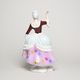 Lady Rococo, 13 x 10,5 x 21,5 cm, Saxe, Porcelain Figures Duchcov