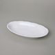 Bowl oval 23 cm, Thun 1794 Carlsbad porcelain, Natalie white