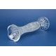 Křišťálová váza Píšťala broušená úzká 500PK, 255 mm, Crystal BOHEMIA