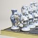 Porcelánové šachy, 41 cm, Cibulák, originální z Dubí