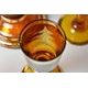 Egermann: Crystal Liqueur Set Amber, 7 pcs., h: 36,5 cm