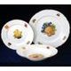 Fruits: Plate set for 6 persons, Thun 1794 Carlsbad porcelain, BERNADOTTE