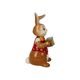 Rabbit figurine with accordeon 4 / 4 / 8cm, stoneware, Goebel