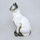 Kočka 22,5 x 17 x 34 cm, Porcelánové figurky Duchcov