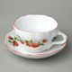 Šálek a podšálek D + D, 400 ml / 18,2 cm, jahody II, Český porcelán a.s.