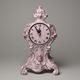 Clock Bambino 14,5 x 9,5 x 27 cm, Pink plus Platinum, Clocks